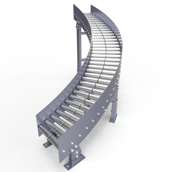 Courbe de rouleau de gravité cylindrique