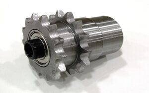 Pinion Metálico Z14 1/2" Duplo