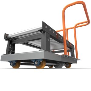 Manual Cart + Gravity Conveyor