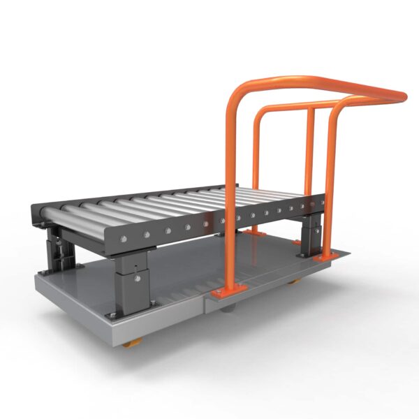 gravity conveyor, manual trolley